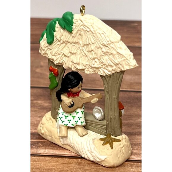 1987 HALLMARK KEEPSAKE ORNAMENT WINDOWS OF THE WORLD POLYNESIA BEACH STAR FISH - Picture 2 of 6